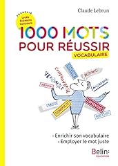 1000 mots réussir d'occasion  Livré partout en Belgiqu