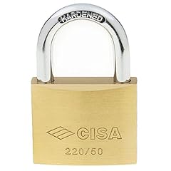 Cisa brass padlock for sale  Delivered anywhere in UK