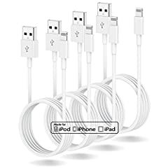 4 Pack 3ft iPhone Charger Apple MFi Certified, Apple, used for sale  Delivered anywhere in USA 