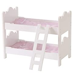 Wooden Doll Bunk Bed Fits Dolls Up to 20'' Baby Doll for sale  Delivered anywhere in UK