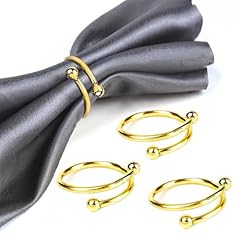 Pcs gold napkin for sale  Delivered anywhere in USA 