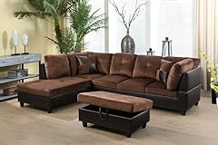 Sienwiey microfiber sectional for sale  Delivered anywhere in USA 