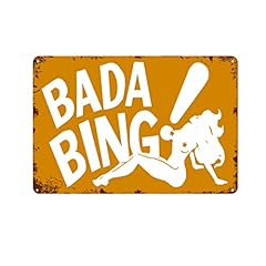 Used, Gellyposter Metal Tin Signs Sopranos Bada Bing Tin for sale  Delivered anywhere in USA 