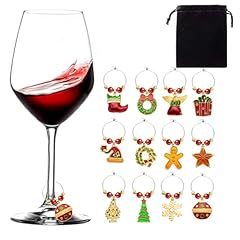 Christmas wine glass for sale  Delivered anywhere in USA 