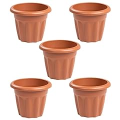 25cm terracotta plastic for sale  Delivered anywhere in UK