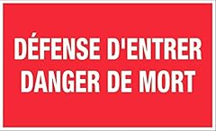 Panneau défense entrer d'occasion  Livré partout en France