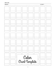 Color chart template for sale  Delivered anywhere in USA 