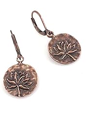 Antiqued copper lotus for sale  Delivered anywhere in USA 