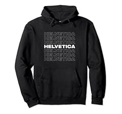 Helvetica sweat capuche d'occasion  Livré partout en France