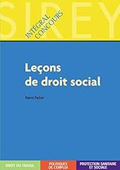 Leçons droit social d'occasion  Livré partout en Belgiqu