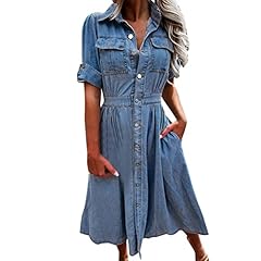 Jeanskleid tailliert damen gebraucht kaufen  Wird an jeden Ort in Deutschland