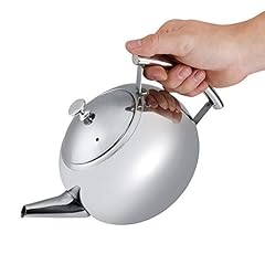 Stainless steel teapot for sale  Delivered anywhere in UK