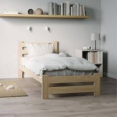 Letto legno 200 usato  Spedito ovunque in Italia 