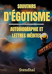 Souvenirs égotisme autobiogra d'occasion  Livré partout en France