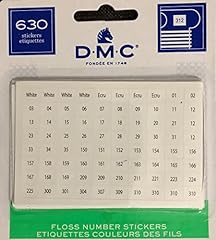 Dmc floss number for sale  Delivered anywhere in UK