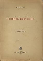 Letteratura popolare italia usato  Spedito ovunque in Italia 