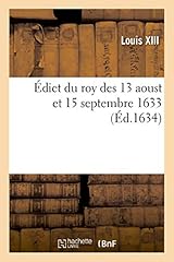 édict roy aoust d'occasion  Livré partout en France