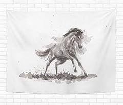 60x80 Inch Tapestry Wall Hanging Acrylic Painting Horse for sale  Delivered anywhere in Canada