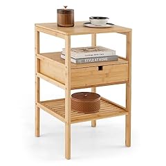 Giantex bamboo nightstand for sale  Delivered anywhere in USA 