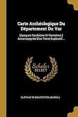 Carte archéologique départem d'occasion  Livré partout en France