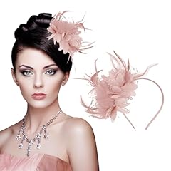 Fascinators weddings pink for sale  Delivered anywhere in UK