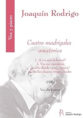 Cuatro madrigales amatorios usato  Spedito ovunque in Italia 