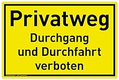 Schild privatweg wetterfestes gebraucht kaufen  Wird an jeden Ort in Deutschland
