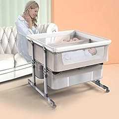Bedside Crib Sleeper for Baby Bassinet Cot Twin Infant for sale  Delivered anywhere in UK