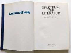 Spektrum der literatur d'occasion  Livré partout en Belgiqu