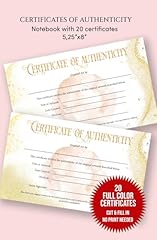 Certificate authenticity origi for sale  Delivered anywhere in UK