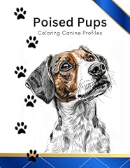 Poised pups coloring for sale  Delivered anywhere in USA 