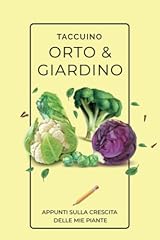 Taccuino orto giardino usato  Spedito ovunque in Italia 