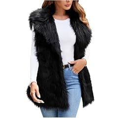 Faux fur gilet for sale  Delivered anywhere in UK