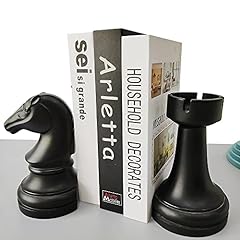 Chess piece bookends for sale  Delivered anywhere in USA 