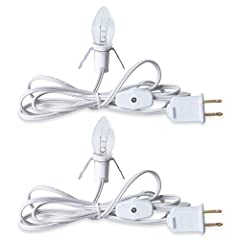 Accessory Cord with One Clear Light Bulb, 6 Feet UL for sale  Delivered anywhere in USA 