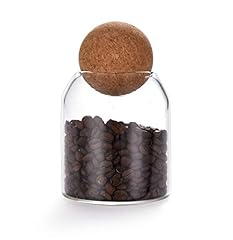 550ML/18Oz round cork glass bottle sealed jar nut storage, used for sale  Delivered anywhere in USA 
