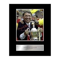 Graham taylor signed for sale  Delivered anywhere in UK