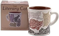 Literary cat mug for sale  Delivered anywhere in USA 