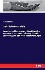 Geistliche festspiele deutsche for sale  Delivered anywhere in UK