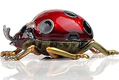 Used, Red Ladybug Figurines CollectiblesTrinket Box Hinged for sale  Delivered anywhere in Canada