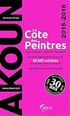 Cote peintres 2015 d'occasion  Livré partout en France