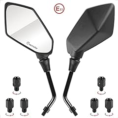 Evermotor Universal Motorcycle Mirrors with M8 M10 for sale  Delivered anywhere in UK