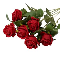 Rose artificiali rosse usato  Spedito ovunque in Italia 