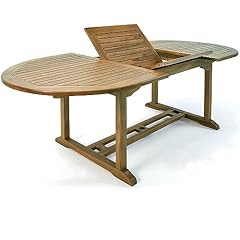 wooden extendable garden table for sale  Delivered anywhere in UK