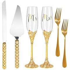 Mrs champagne flutes for sale  Delivered anywhere in USA 