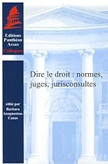 Droit normes juges d'occasion  Livré partout en France