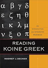 Reading koine greek d'occasion  Livré partout en France