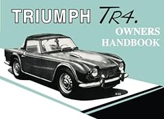 Triumph tr4 owners for sale  Delivered anywhere in USA 