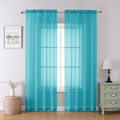 Chyhomenyc turquoise sheer for sale  Delivered anywhere in USA 