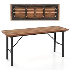 Costway folding wooden for sale  Delivered anywhere in UK